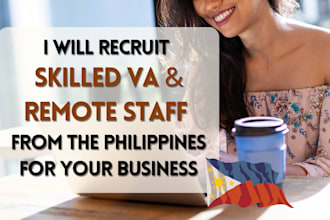 recruit skilled filipino virtual assistants and remote staff for your business