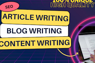 write tech articles, blog posts and technology content