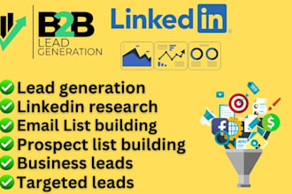 provide b2b lead generation and prospect email list building