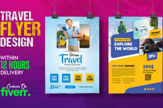 design travel summer camp poster tourism cruise poll club party hiring spa flyer