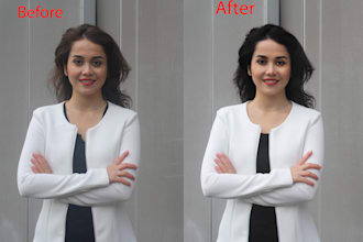 do heatshot, portrait retouching and head swap editing