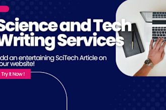 write technology articles, tech content and blog posts