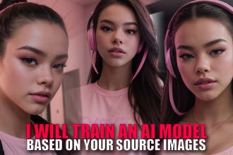 train a female model based on your source images