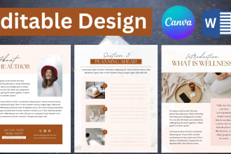 design your reports, workbook and format your word document in canva