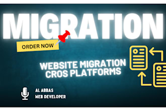do transfer website and content website export