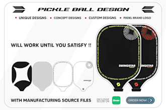 professionally create pickleball design