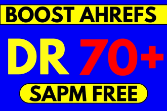boost ahrefs dr domain rating in 10 days granteed