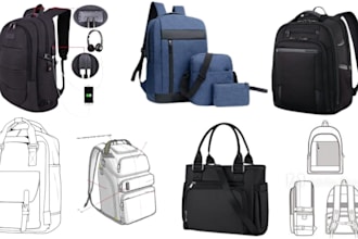 design fashion handbag, bag, backpack and accessories