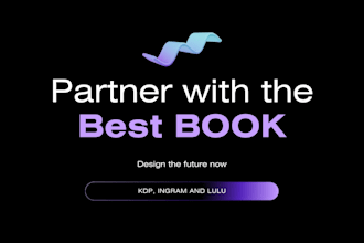 create book covers for KDP, lulu, and  ingram spark