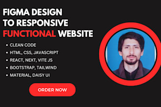 convert figma xd to html css bootstrap react next js tailwind shadcn material ui