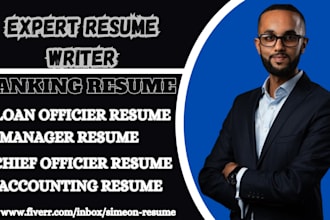 write a banking, sales, marketing, finances, accounting resume
