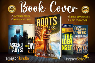 do a book cover design, ebook cover design, kindle book cover design, KDP cover