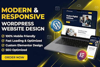design stunning business wordpress website