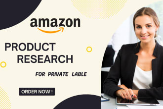 do amazon fba product research for private lable