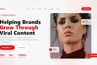 build custom saas web apps, portfolio website,  landing page