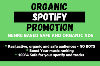 create and run advertising to promote your spotify music
