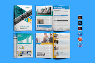 design brochure, booklet, company profile and catalog in print or digital format