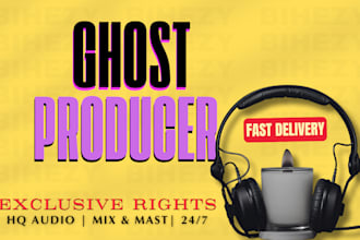 be your edm ghost producer in afro house, or any edm genre