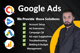 setup and manage google ads to increase sales and conversion rate optimization