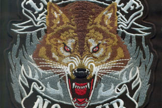 do embroidery digitizing design into dst pes jef file in 1 hour