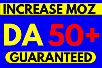 increase moz da domain authority moz da 50 plus in 10 day