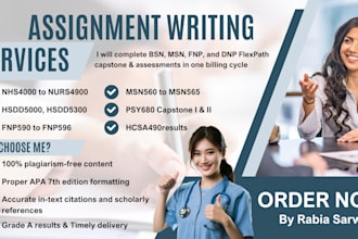 do msn, bsn, and dnp capstone nursing assignments