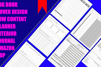 design the custom log book and journal book you want