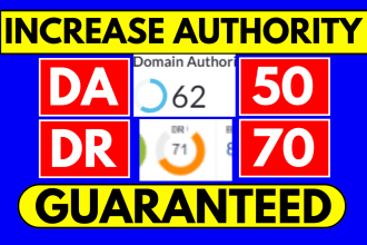 increase moz da domain authority increase ahrefs dr 50 increase da pa tf cf