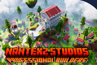 build professional minecraft hubs, lobbies, spawns or maps