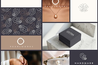 design a custom logo and brand identity