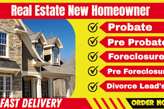 do new homeowners leads, pre probate probate ,off market leads llc foreclucures