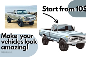 custom unique vector artwork for your vehicles