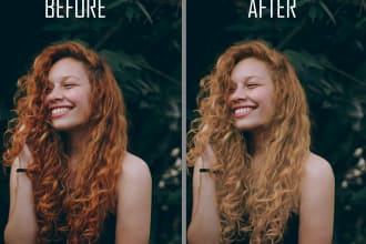 edit and retouch photos and change colors