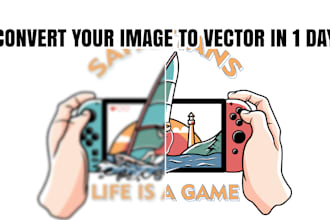convert your image to vector in 1 day