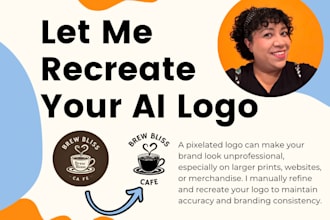 recreate your ai logo with transparent background and editable text in canva