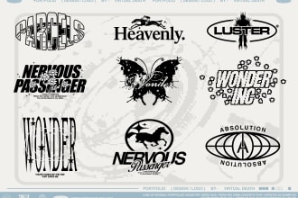 make your cool design and logo streetwear brand