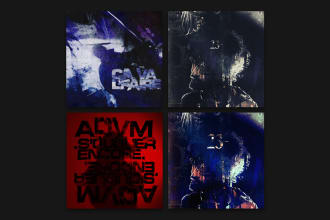 design album or single cover art photographic