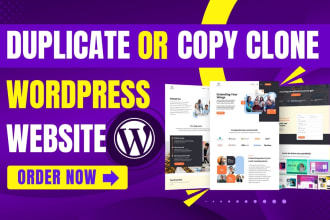 design, redesign, duplicate, copy, clone, build, rebuild wordpress website