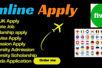 do search and apply for job UK canada USA and others country