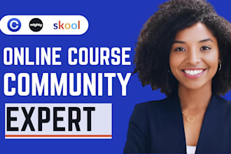 setup skool account build online course community circle so mighty network skool