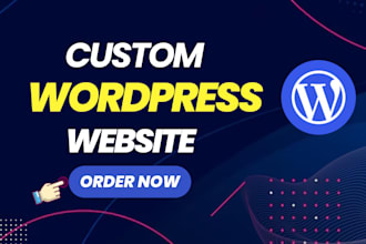 build wordpress website custom wordpress elementor pro business website with acf