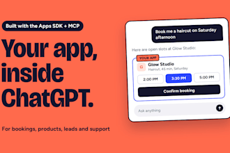 build a custom chatgpt app for your business with the apps sdk and mcp