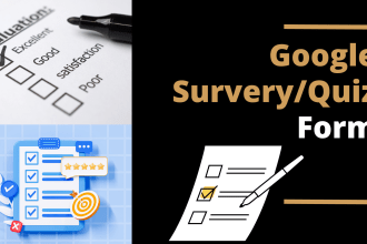 create google form or  jotform form for your business or project