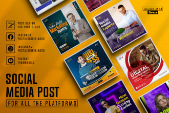 design professional social media posts