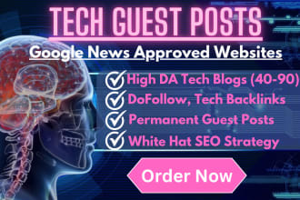 publish tech guest posts with tech backlinks on high da tech blogs