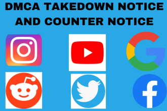 remove copyright content reddit,insta,fb, youtube , tiktok ,google under dmca