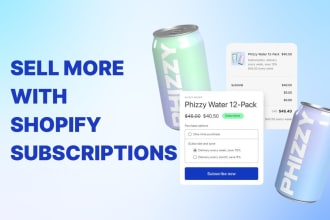 build shopify subscription box website