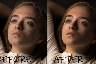 retouch beauty and portrait photos