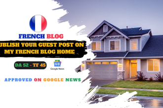 publish high da home guest posts on french blogs