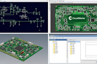 design and redesign pcb, schematic and layout with gerber files